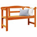 Tuinbank met opslag Bruin 119 x 44 x 76 cm Massief grenenhout