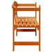 Tuinbank met opslag Bruin 119 x 44 x 76 cm Massief grenenhout