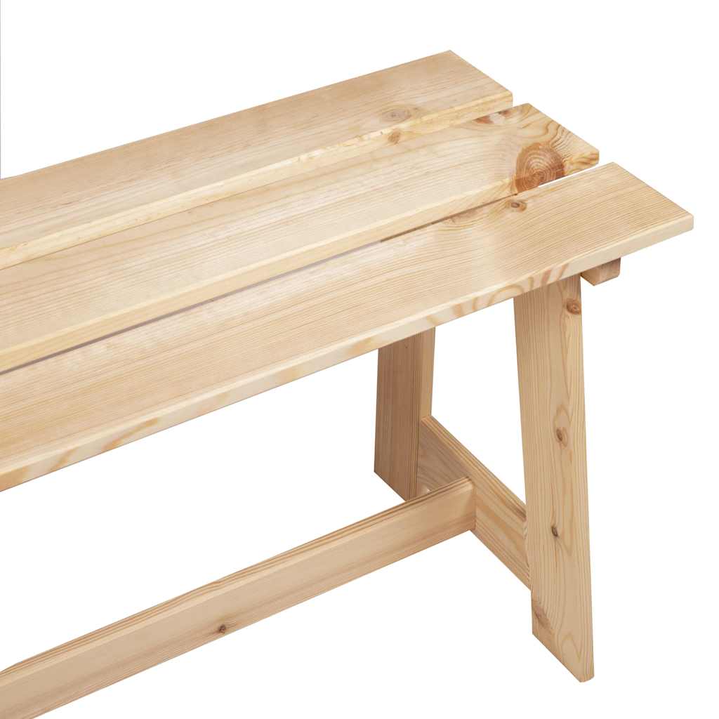 Tuinbank Naturel 119 x 37 x 47 cm Massief grenenhout