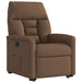 Sta-op-stoel verstelbaar stof bruin