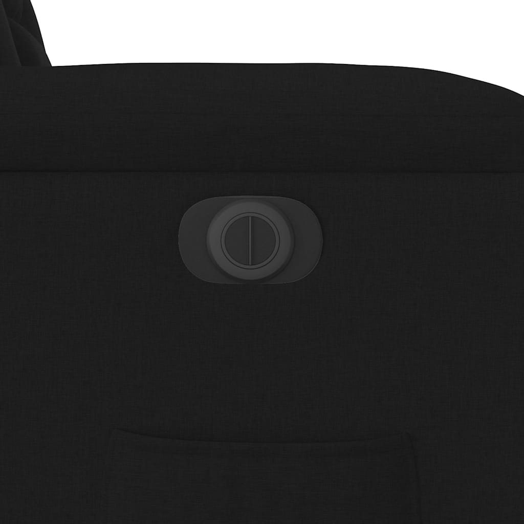 Sta-op-stoel elektrisch verstelbaar stof zwart