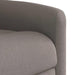 Fauteuil verstelbaar elektrisch stof taupe