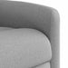 Fauteuil elektrisch verstelbaar stof wolk grijs