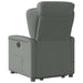 Sta-op-massagestoel verstelbaar stof donkergrijs