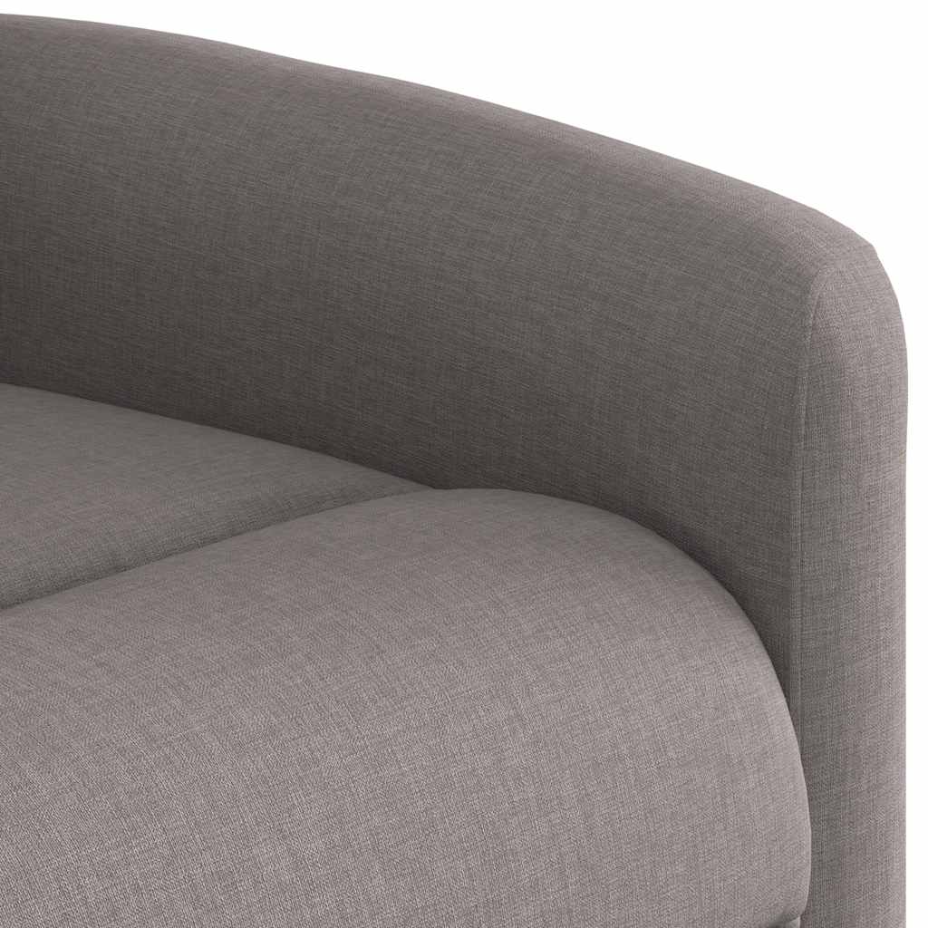 Massagestoel elektrisch verstelbaar stof taupe