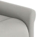Fauteuil elektrisch verstelbaar stof wolk grijs