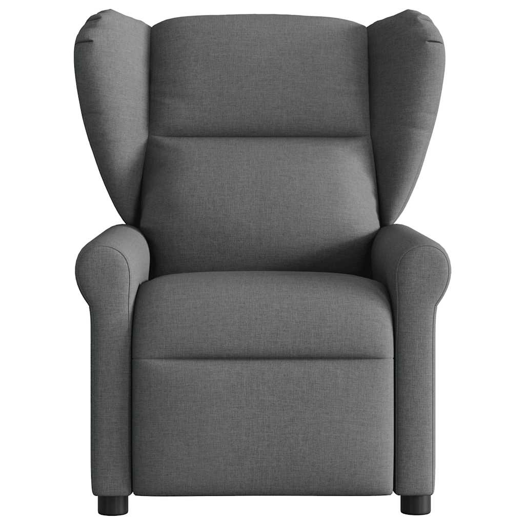 Fauteuil elektrisch verstelbaar stof donkergrijs
