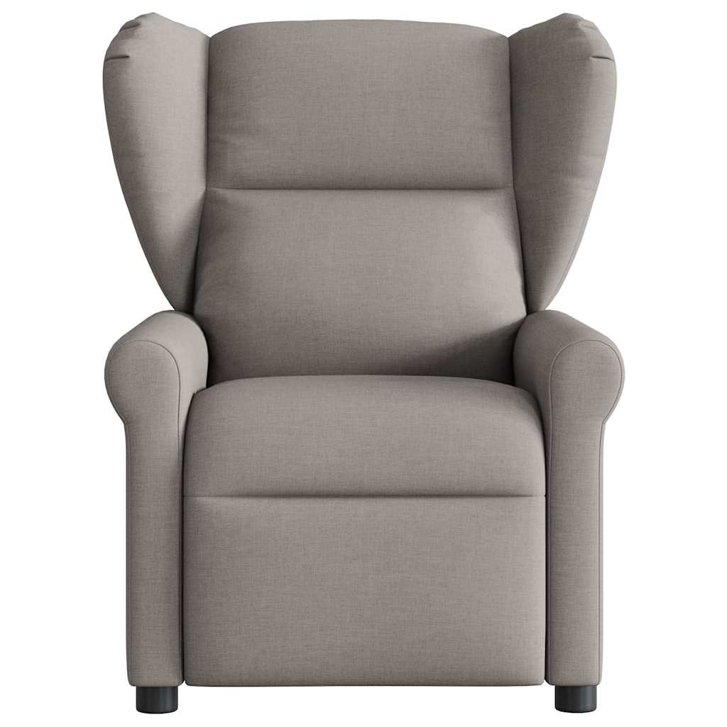 Massagestoel elektrisch verstelbaar stof taupe