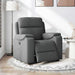 Relaxfauteuil donkergrijze stof