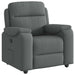 Relaxfauteuil donkergrijze stof