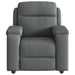Relaxfauteuil donkergrijze stof