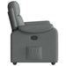 Relaxfauteuil donkergrijze stof