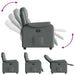 Relaxfauteuil donkergrijze stof
