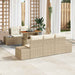 Tuinbankenset 6 st Beige en Crème