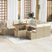 Tuinbankenset 9 st Beige en Crème