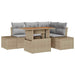 Tuinbankenset 5 st Beige en Grijs