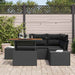 Tuinbankenset 5 st Zwart en Bruin