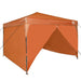 Luifeltent Oranje 290 x 290 x 251 cm Stof