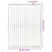 Grillrooster Zilver 40 x 30 cm Roestvrij staal