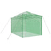 Kas met pop-up frame met dak Groen 280 x 410 x 315 cm IJzer