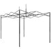 Kas met pop-up frame met dak Groen 280 x 410 x 315 cm IJzer
