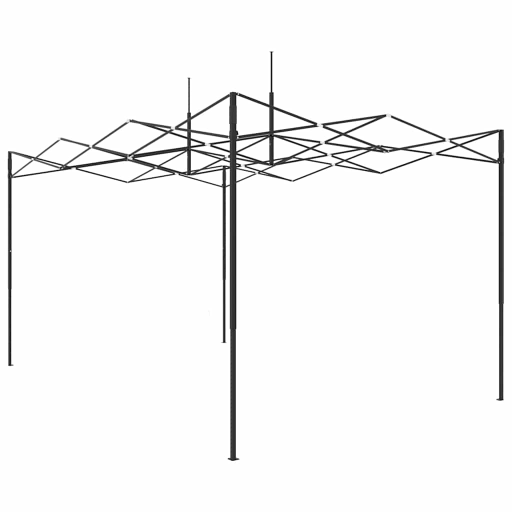 Kas met pop-up frame met dak Groen 290 x 430 x 315 cm IJzer