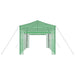 Kas met pop-up frame met dak Groen 290 x 430 x 315 cm IJzer