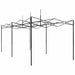 Kas met pop-up frame met dak Groen 290 x 580 x 315 cm IJzer