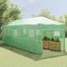 Kas met pop-up frame met dak Groen 290 x 870 x 315 cm IJzer