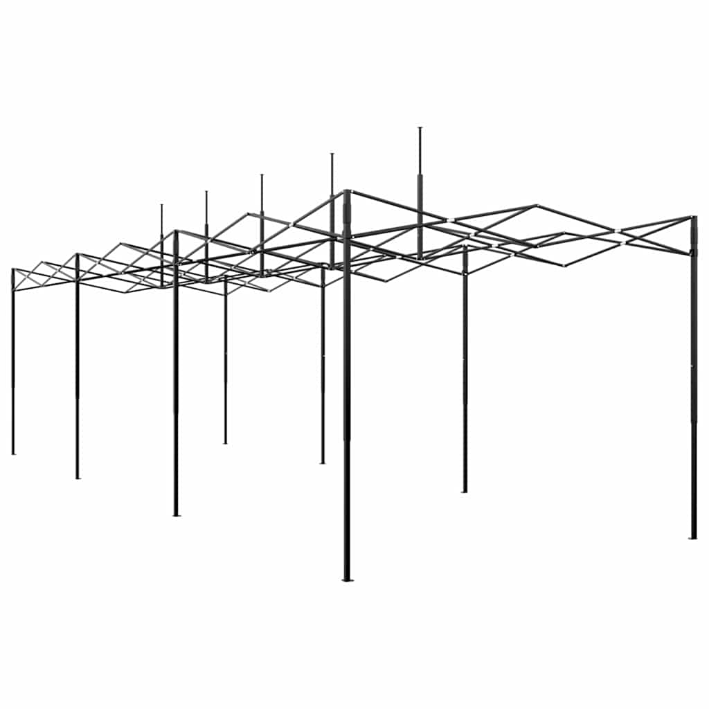 Kas met pop-up frame met dak Groen 290 x 870 x 315 cm IJzer