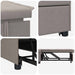 Uittrekbare Slaapbank Taupe 194 x 50 x 82 cm Stof