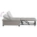 Uittrekbare Slaapbank Grijs 194 x 50 x 82 cm Stof