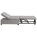 Uittrekbare Slaapbank Grijs 194 x 50 x 82 cm Stof