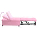 Uittrekbare Slaapbank Roze 194 x 50 x 82 cm Stof