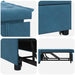 Slaapbank Blauw 194 x 67 x 82 cm Fluweel