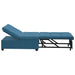 Slaapbank Blauw 194 x 67 x 82 cm Fluweel