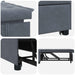 Slaapbank Donkergrijs 194 x 67 x 82 cm Fluweel