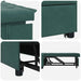 Slaapbank Donkergroen 194 x 67 x 82 cm Fluweel