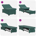 Slaapbank Donkergroen 194 x 67 x 82 cm Fluweel