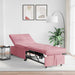 Slaapbank Roze 194 x 67 x 82 cm Fluweel