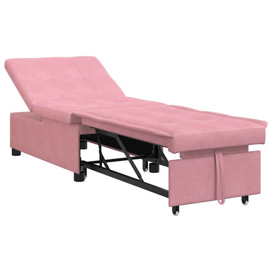 Slaapbank Roze 194 x 67 x 82 cm Fluweel