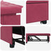 Slaapbank Wijnrood 194 x 67 x 82 cm Fluweel