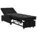Slaapbank Zwart 194 x 67 x 82 cm Fluweel