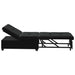 Slaapbank Zwart 194 x 67 x 82 cm Fluweel