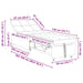 Slaapbank Geel 194 x 67 x 82 cm Fluweel