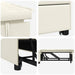 Slaapbank Crème 194 x 67 x 82 cm Fluweel