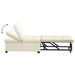 Slaapbank Crème 194 x 67 x 82 cm Fluweel