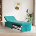 Slaapbank Turquoise 194 x 67 x 82 cm Fluweel