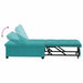 Slaapbank Turquoise 194 x 67 x 82 cm Fluweel
