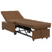 Slaapbank Bruin 194 x 67 x 82 cm Huahua Stof